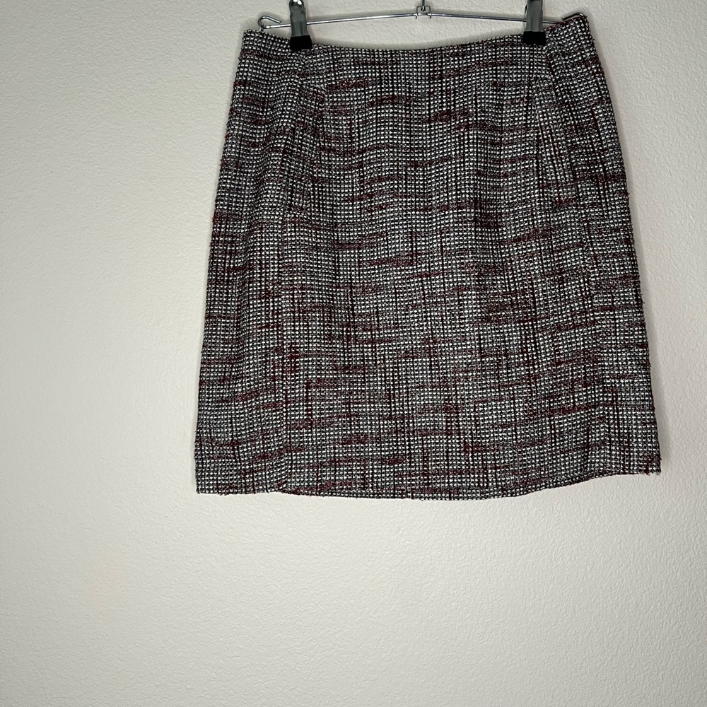 Banana Republic Red Neutral Mini Pencil Skirt